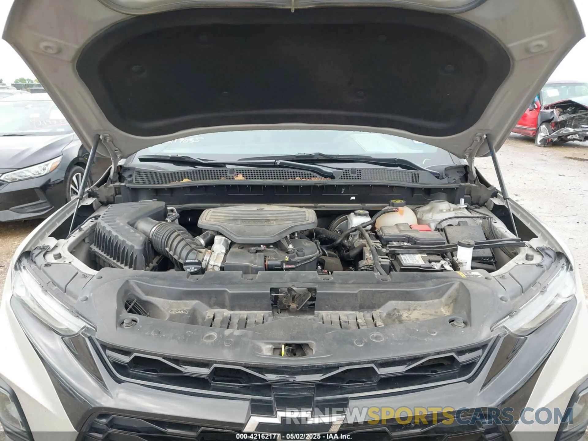 10 Photograph of a damaged car 3GNKBCRS4MS563177 CHEVROLET BLAZER 2021