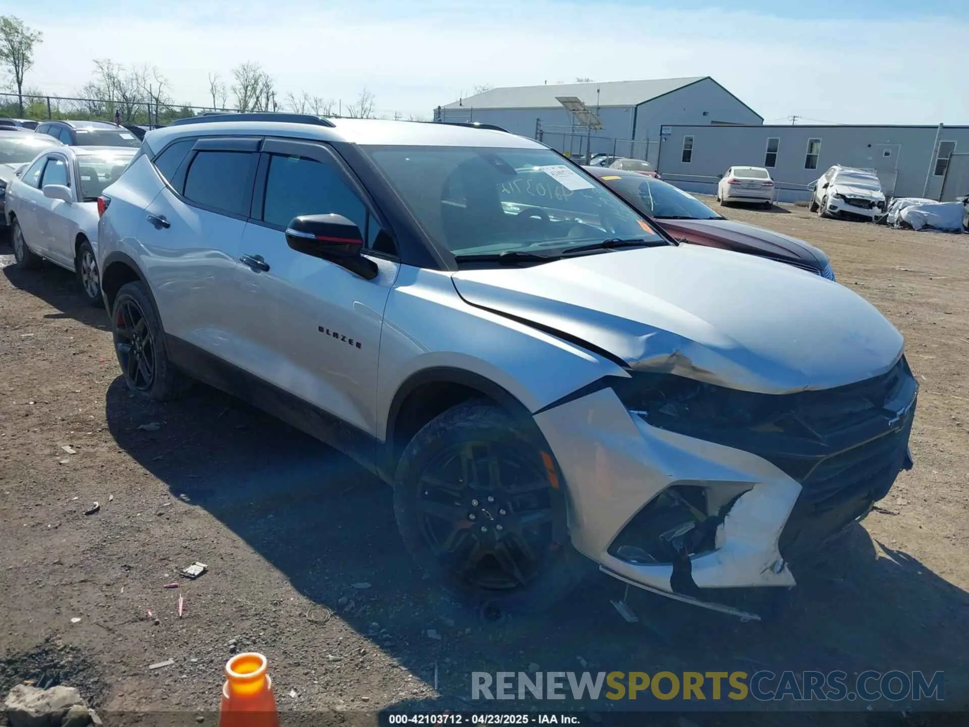 1 Photograph of a damaged car 3GNKBCRS6MS515096 CHEVROLET BLAZER 2021