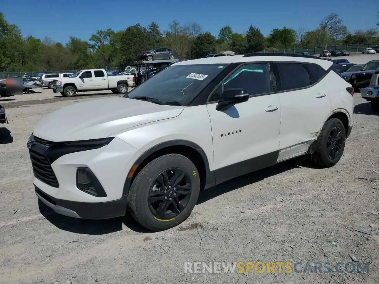 1 Photograph of a damaged car 3GNKBCRS6MS527409 CHEVROLET BLAZER 2021