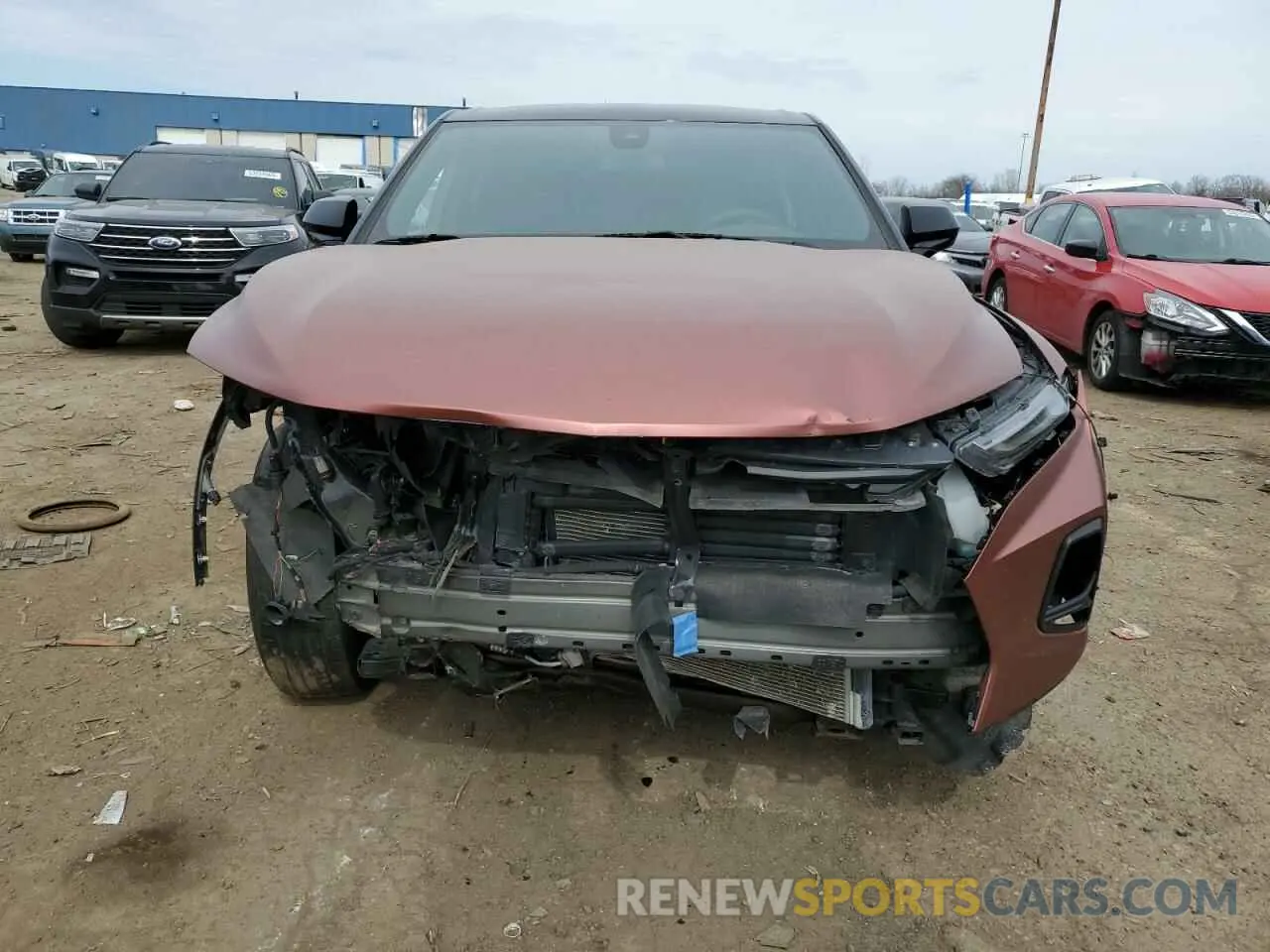 5 Photograph of a damaged car 3GNKBCRS6MS570213 CHEVROLET BLAZER 2021