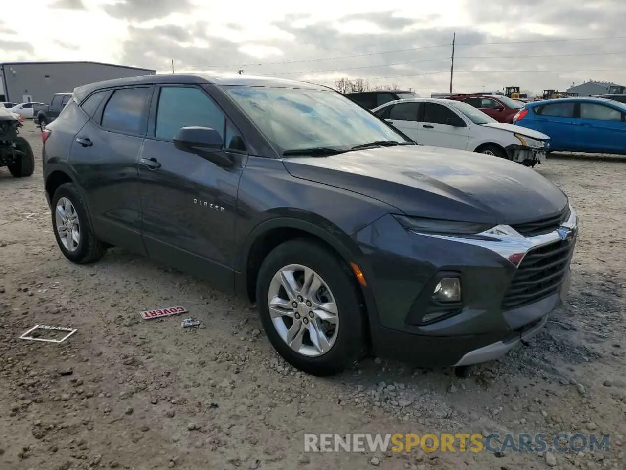4 Photograph of a damaged car 3GNKBCRS6MS570941 CHEVROLET BLAZER 2021