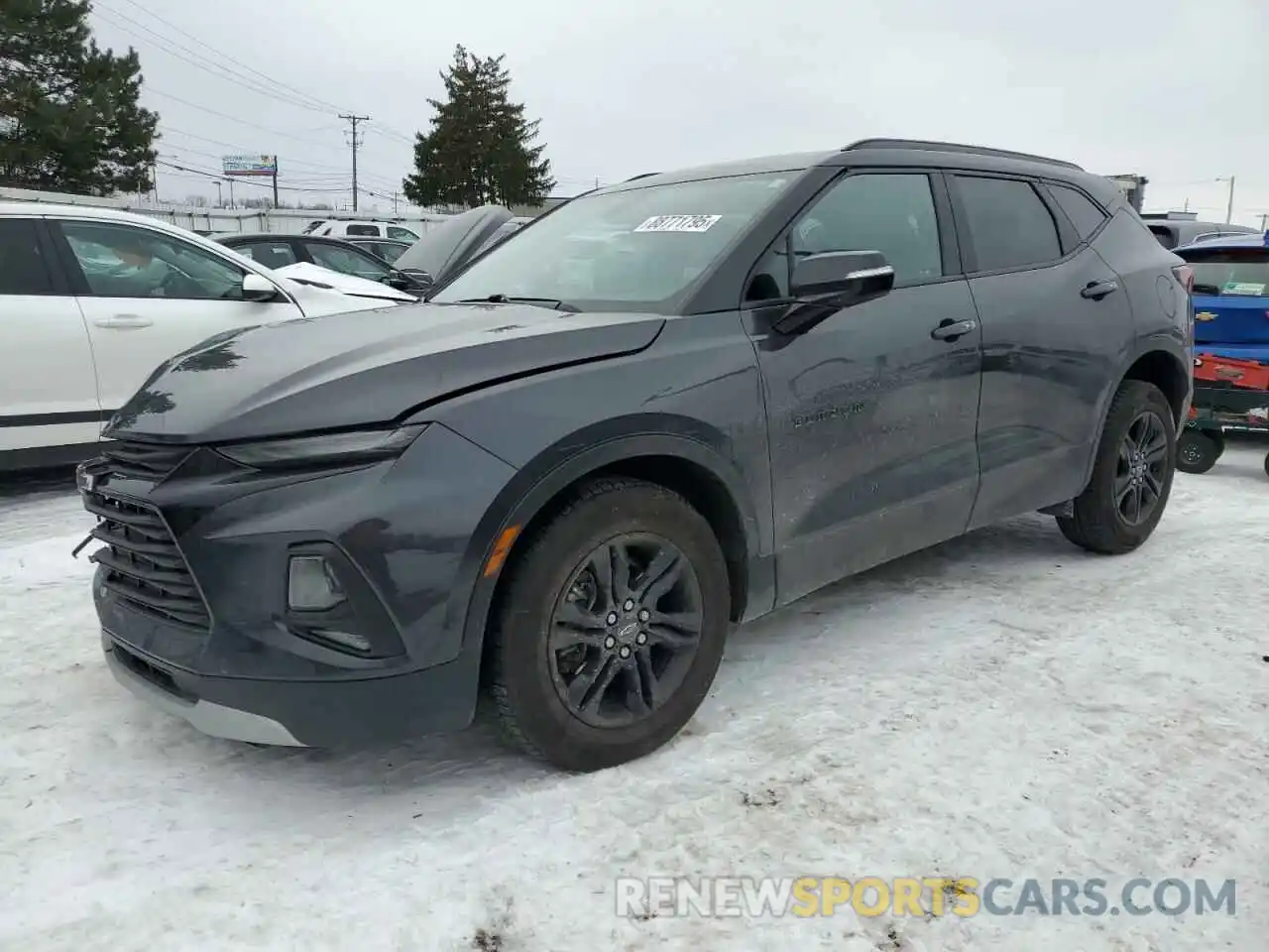 1 Photograph of a damaged car 3GNKBCRS7MS507010 CHEVROLET BLAZER 2021