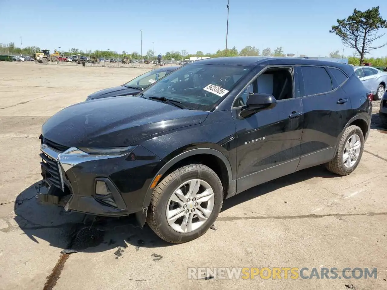 1 Photograph of a damaged car 3GNKBCRS7MS569622 CHEVROLET BLAZER 2021