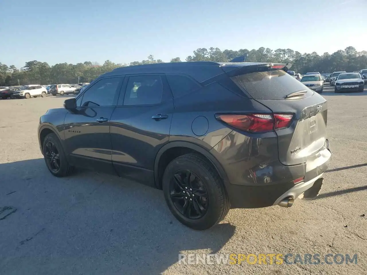 2 Photograph of a damaged car 3GNKBCRS9MS532927 CHEVROLET BLAZER 2021
