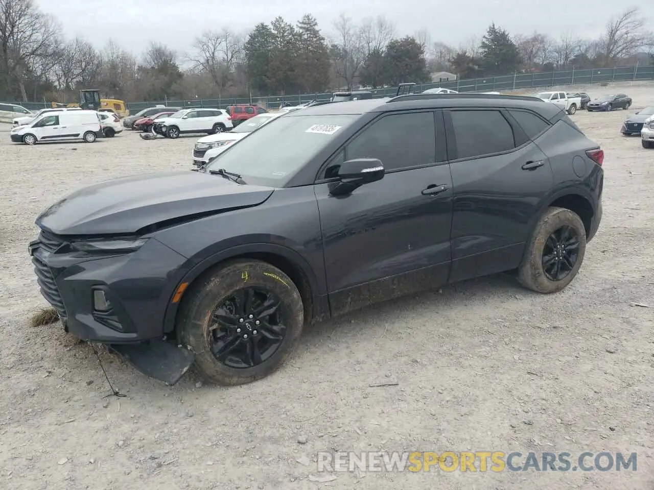 1 Photograph of a damaged car 3GNKBCRS9MS536556 CHEVROLET BLAZER 2021