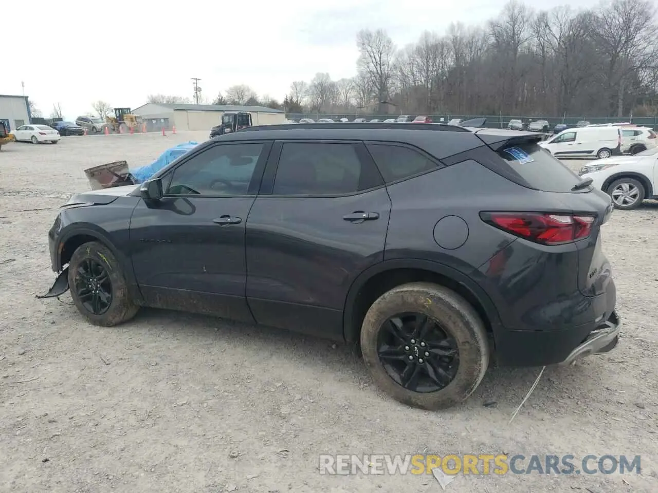 2 Photograph of a damaged car 3GNKBCRS9MS536556 CHEVROLET BLAZER 2021