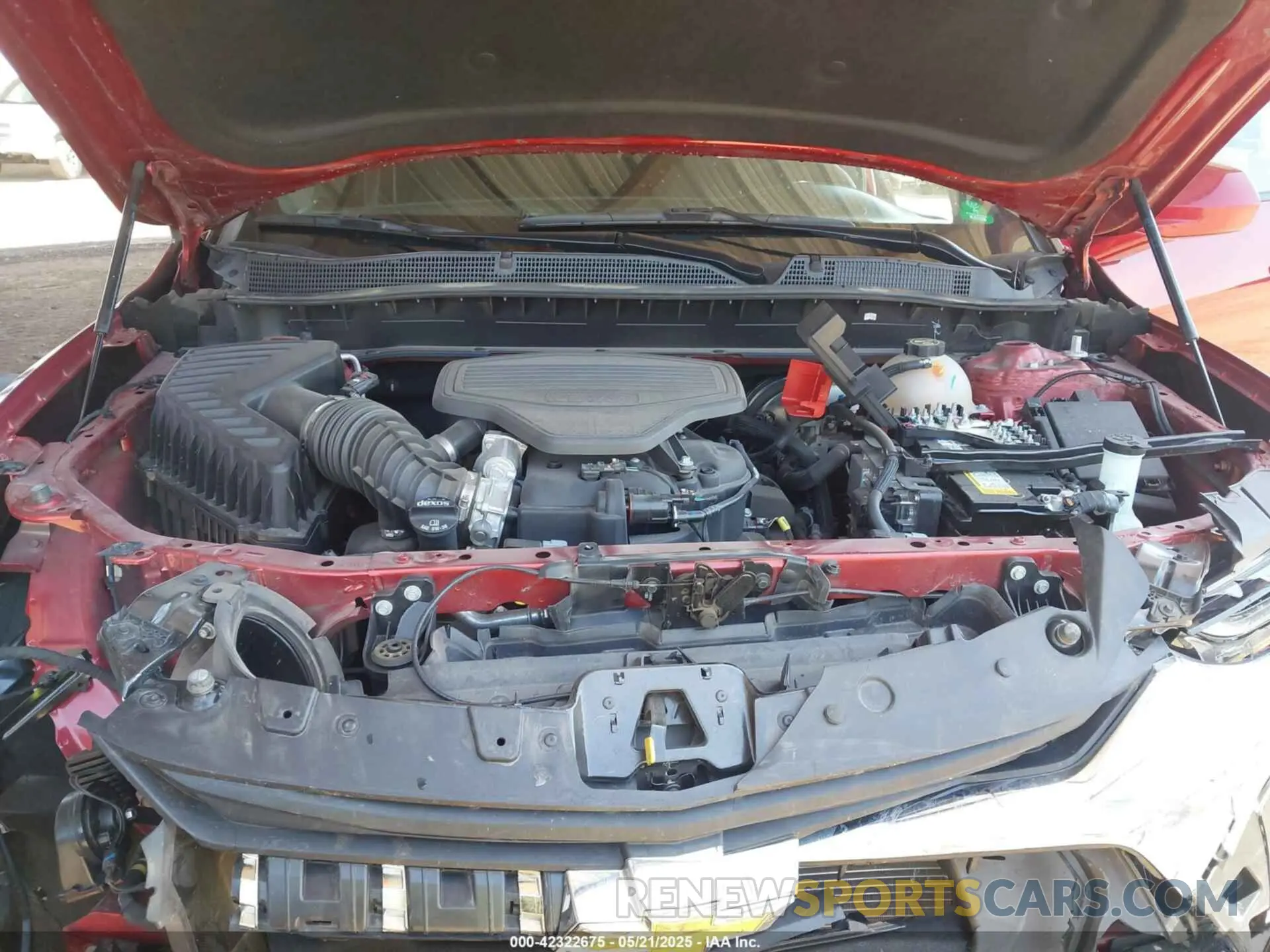 10 Photograph of a damaged car 3GNKBCRSXMS575608 CHEVROLET BLAZER 2021