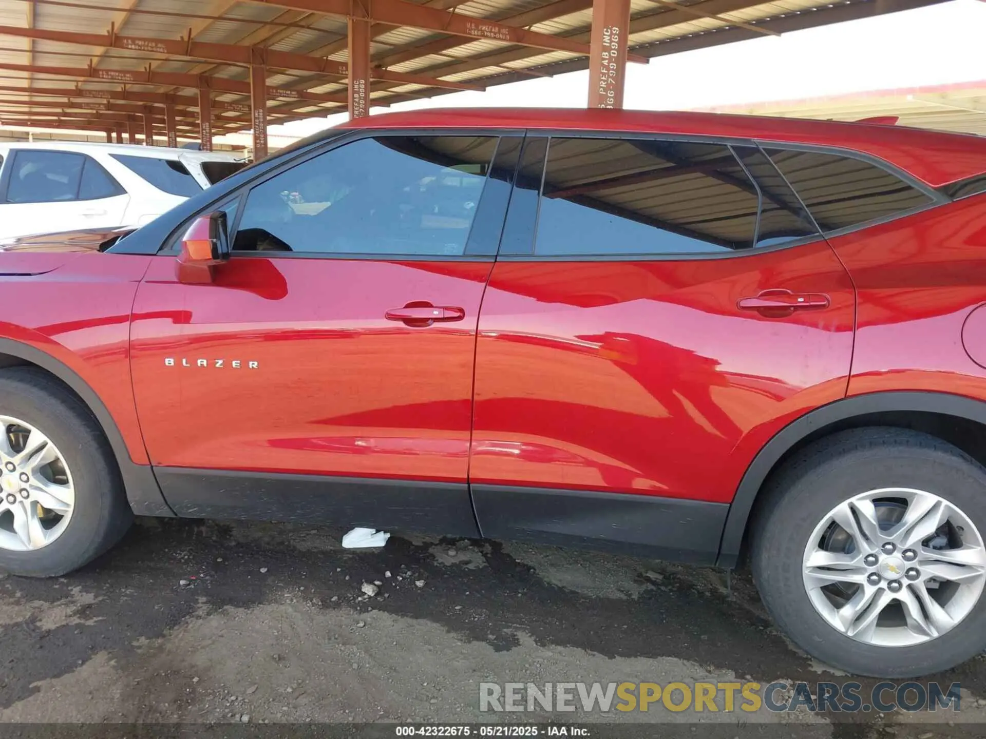 14 Photograph of a damaged car 3GNKBCRSXMS575608 CHEVROLET BLAZER 2021