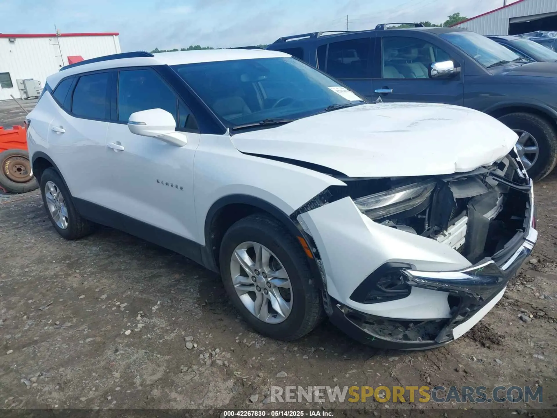 1 Photograph of a damaged car 3GNKBDRS2MS510306 CHEVROLET BLAZER 2021