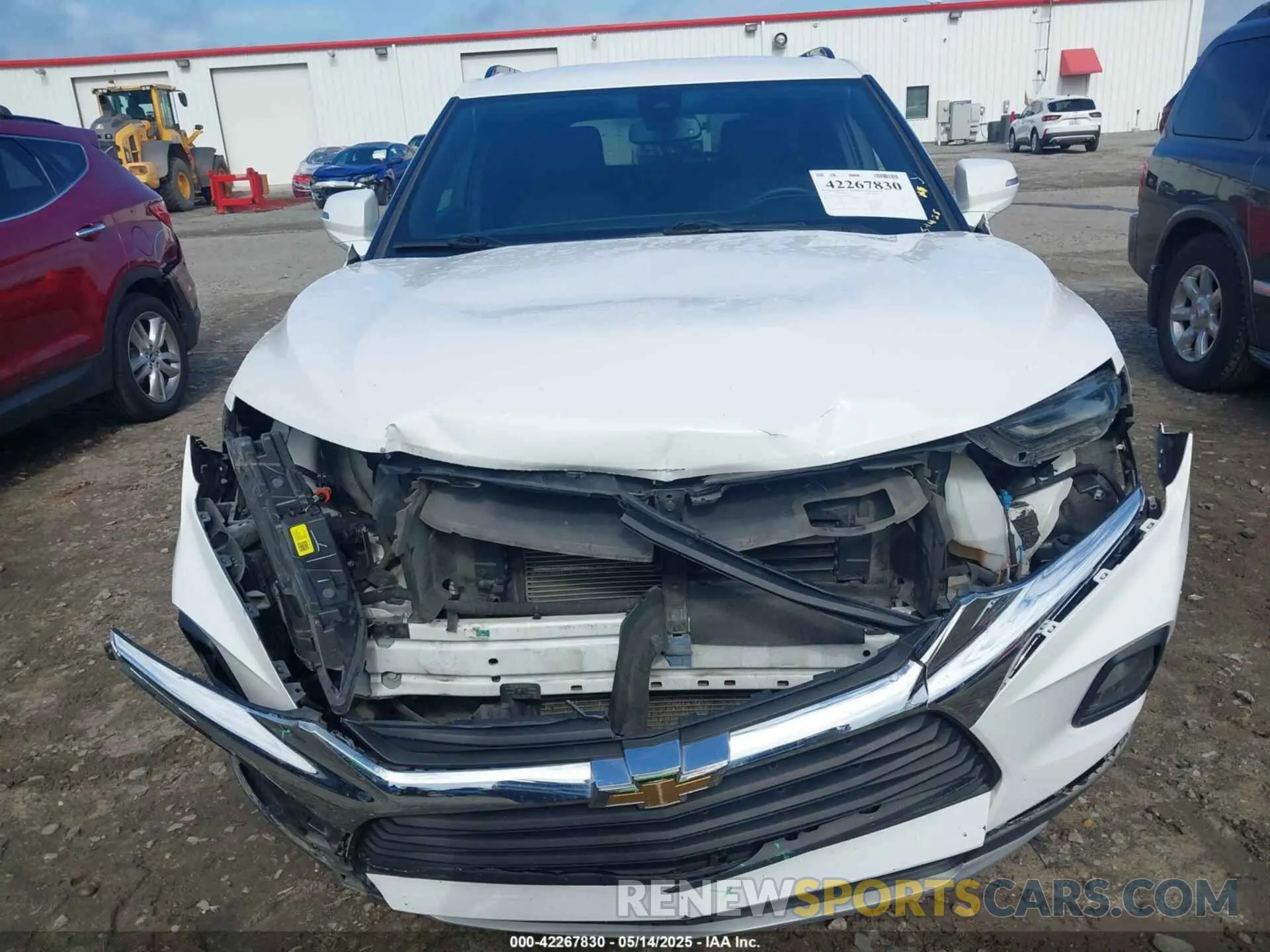 12 Photograph of a damaged car 3GNKBDRS2MS510306 CHEVROLET BLAZER 2021