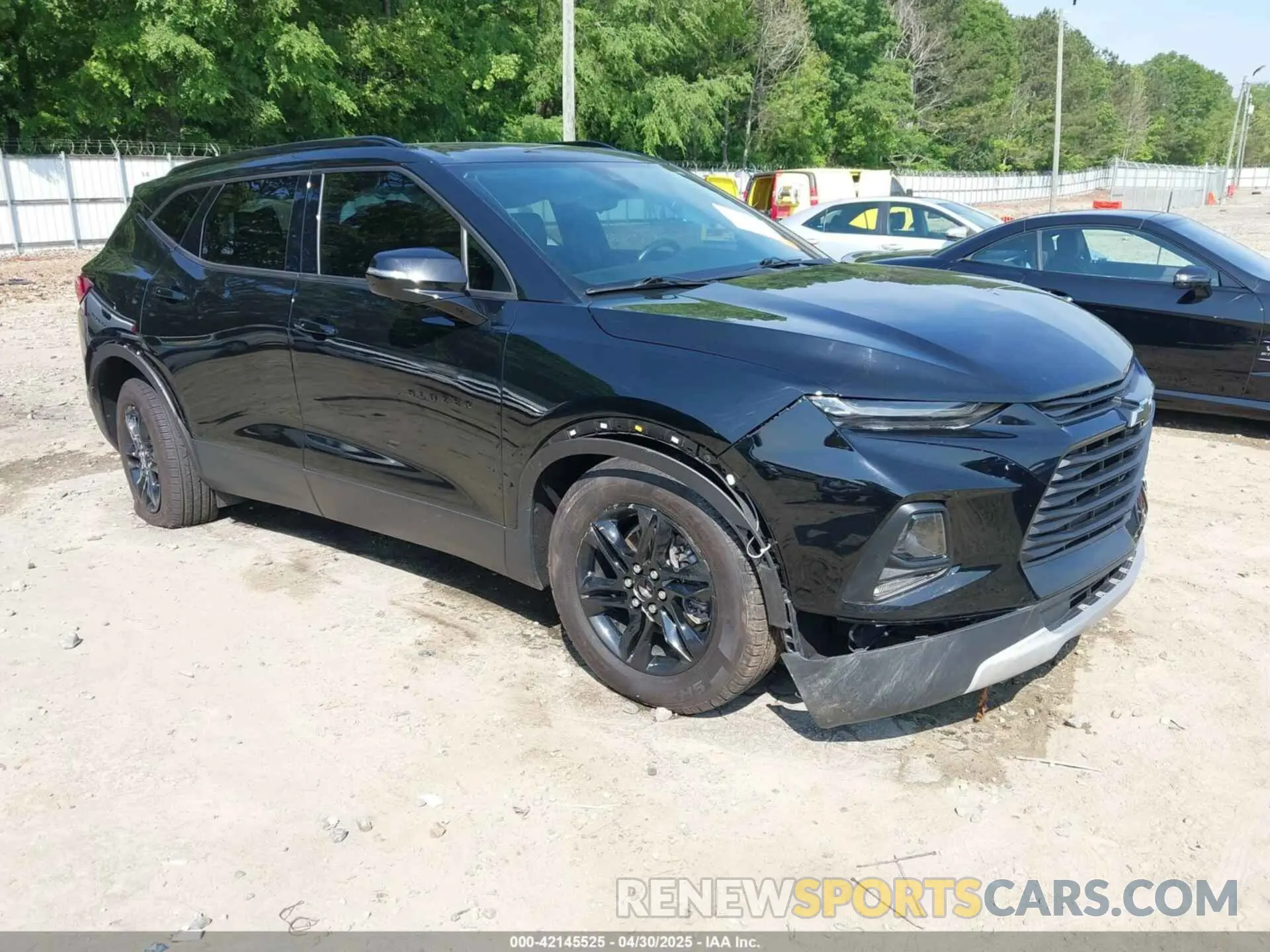 1 Photograph of a damaged car 3GNKBDRS4MS507181 CHEVROLET BLAZER 2021