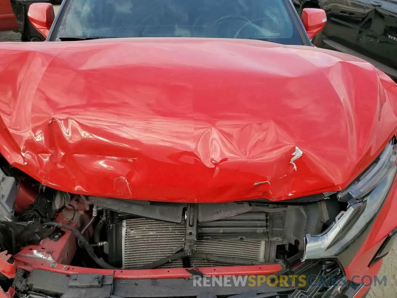 11 Photograph of a damaged car 3GNKBERS1MS503093 CHEVROLET BLAZER 2021