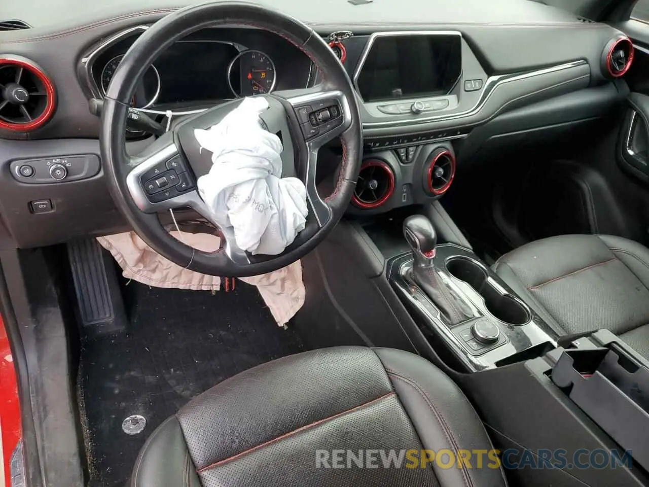 8 Photograph of a damaged car 3GNKBERS1MS503093 CHEVROLET BLAZER 2021