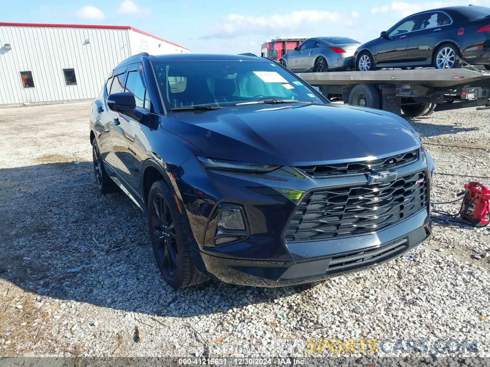 1 Photograph of a damaged car 3GNKBERS3MS528240 CHEVROLET BLAZER 2021