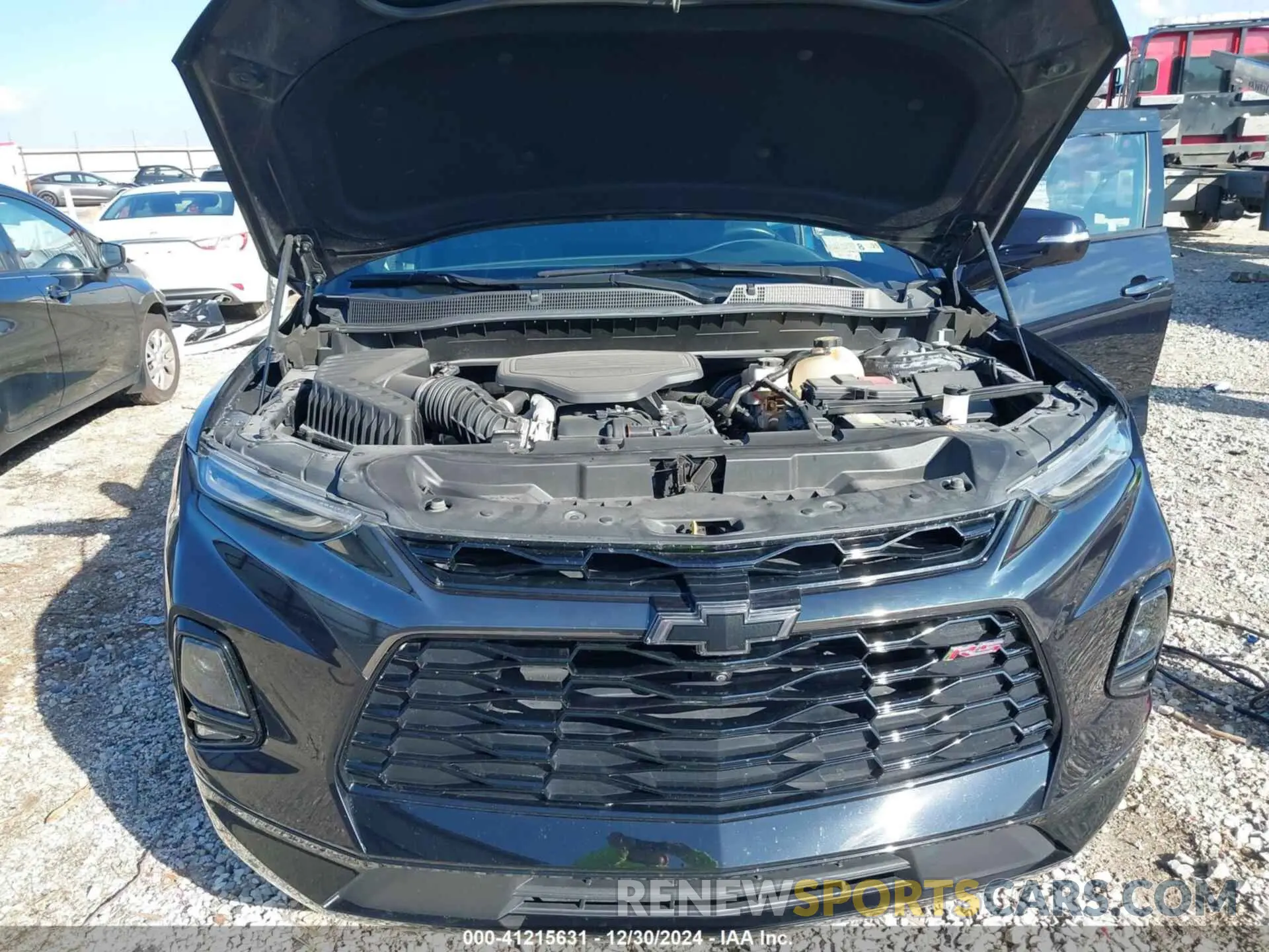 10 Photograph of a damaged car 3GNKBERS3MS528240 CHEVROLET BLAZER 2021
