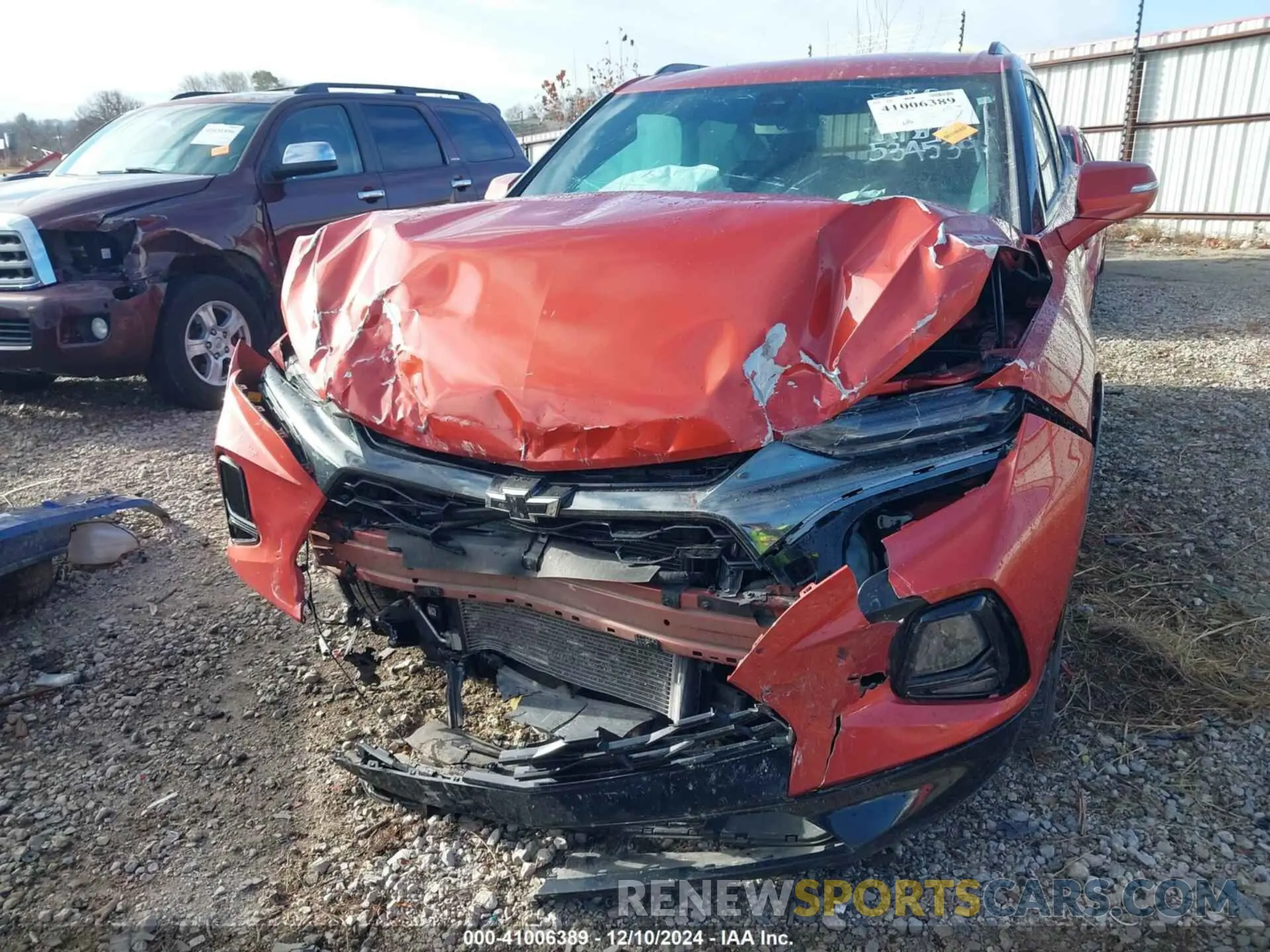 13 Photograph of a damaged car 3GNKBERS5MS534539 CHEVROLET BLAZER 2021