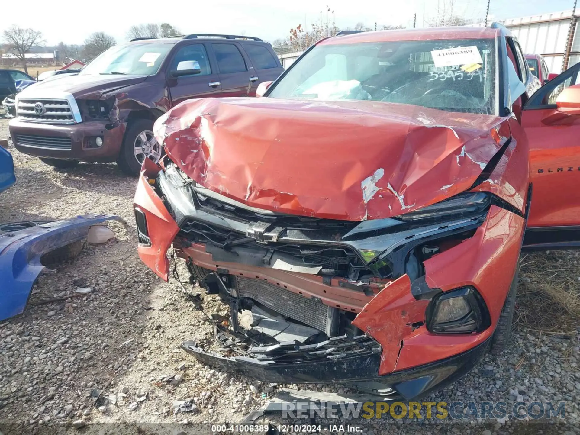 6 Photograph of a damaged car 3GNKBERS5MS534539 CHEVROLET BLAZER 2021