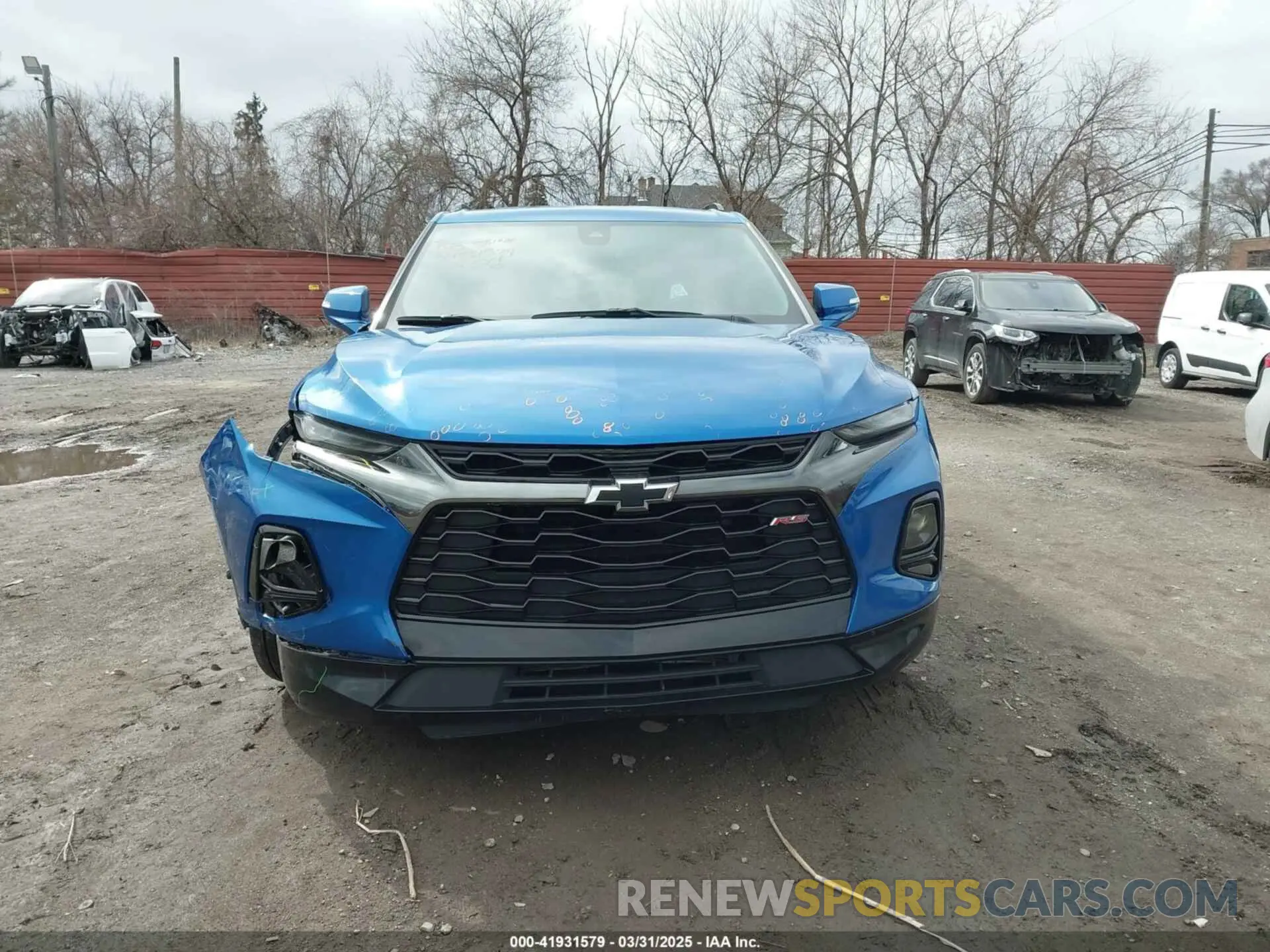 12 Photograph of a damaged car 3GNKBERS7MS533053 CHEVROLET BLAZER 2021