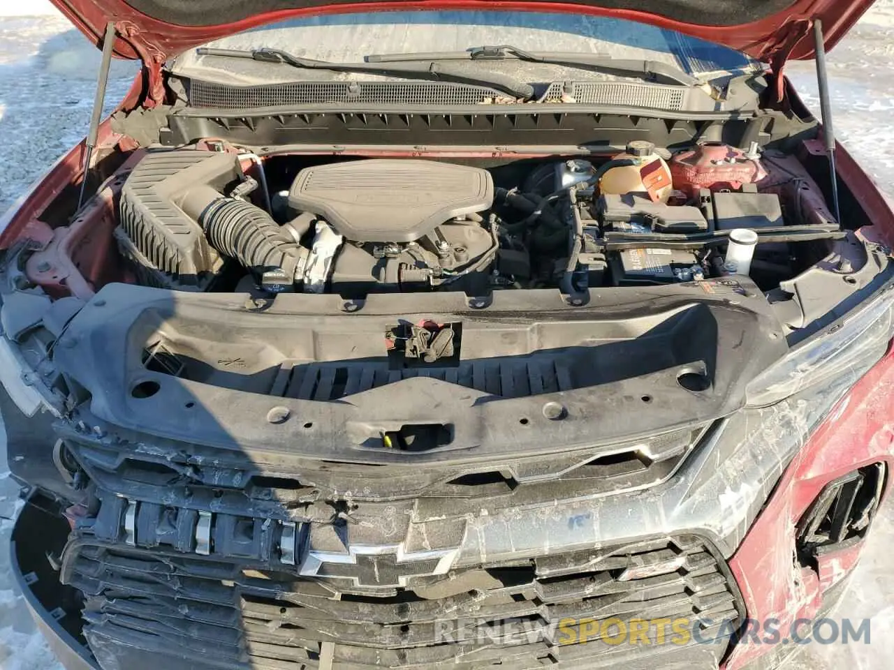 13 Photograph of a damaged car 3GNKBERSXMS532883 CHEVROLET BLAZER 2021
