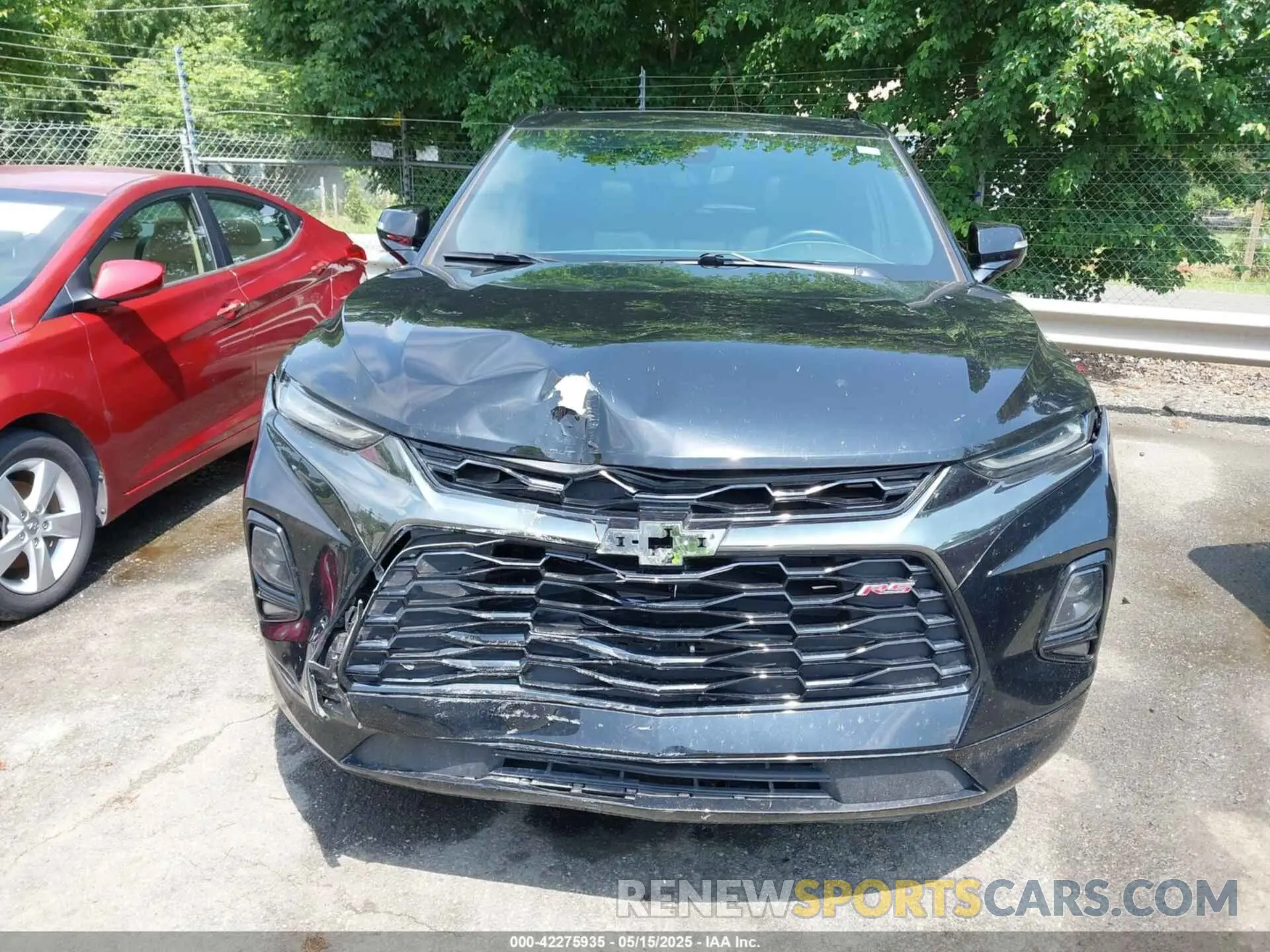 12 Photograph of a damaged car 3GNKBERSXMS552535 CHEVROLET BLAZER 2021