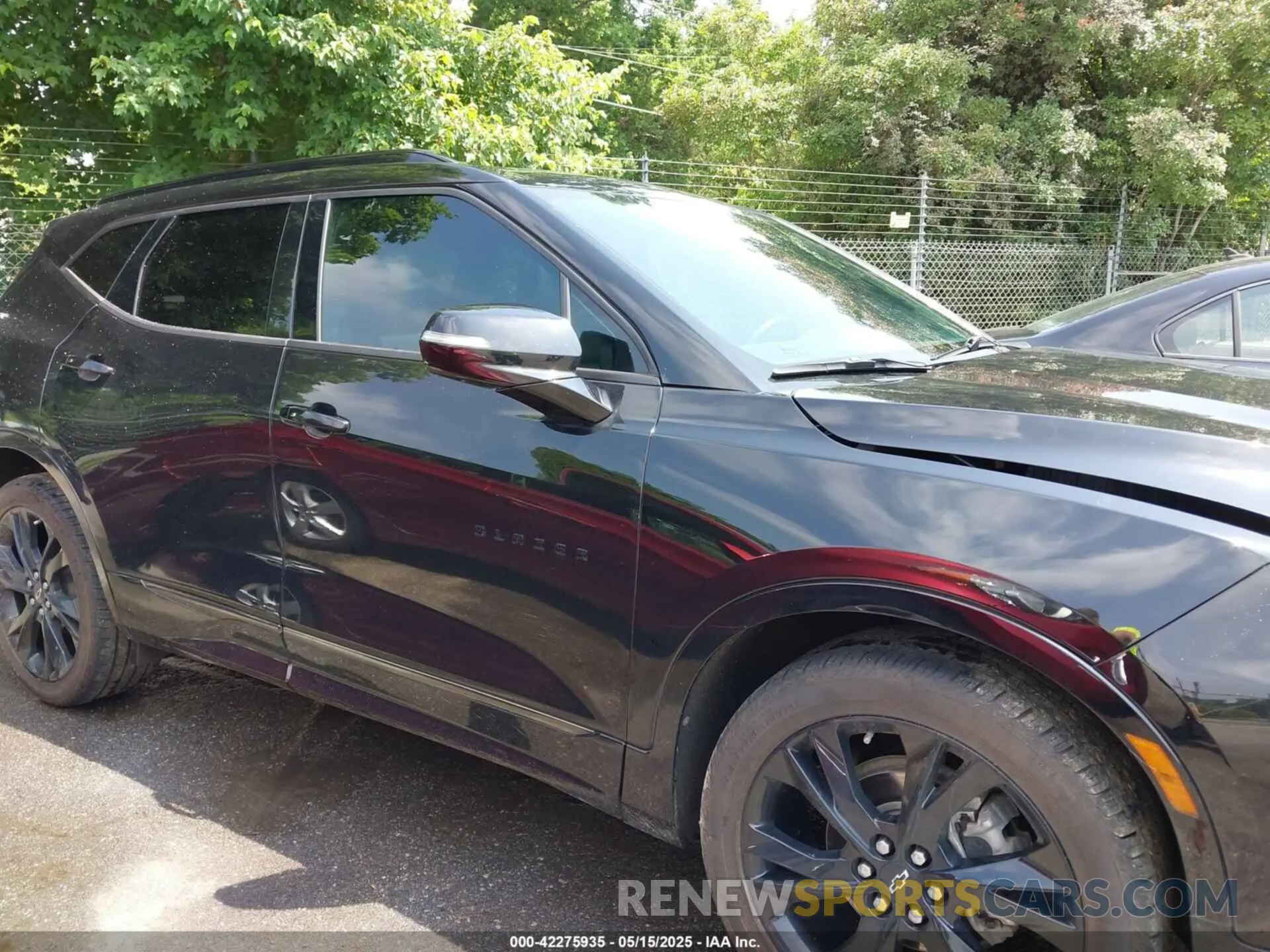 13 Photograph of a damaged car 3GNKBERSXMS552535 CHEVROLET BLAZER 2021