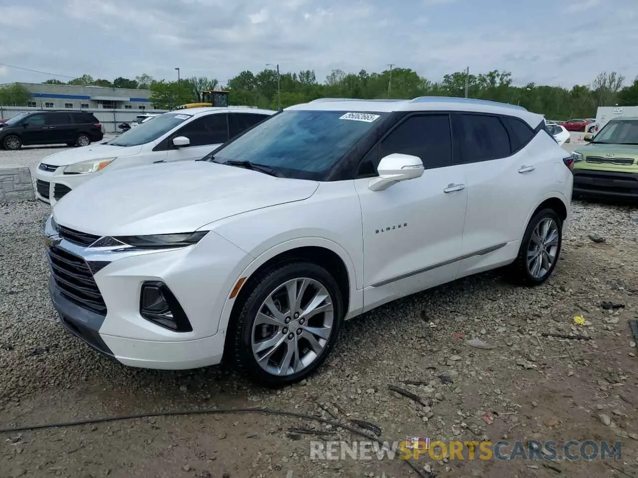 1 Photograph of a damaged car 3GNKBFRS5MS510828 CHEVROLET BLAZER 2021
