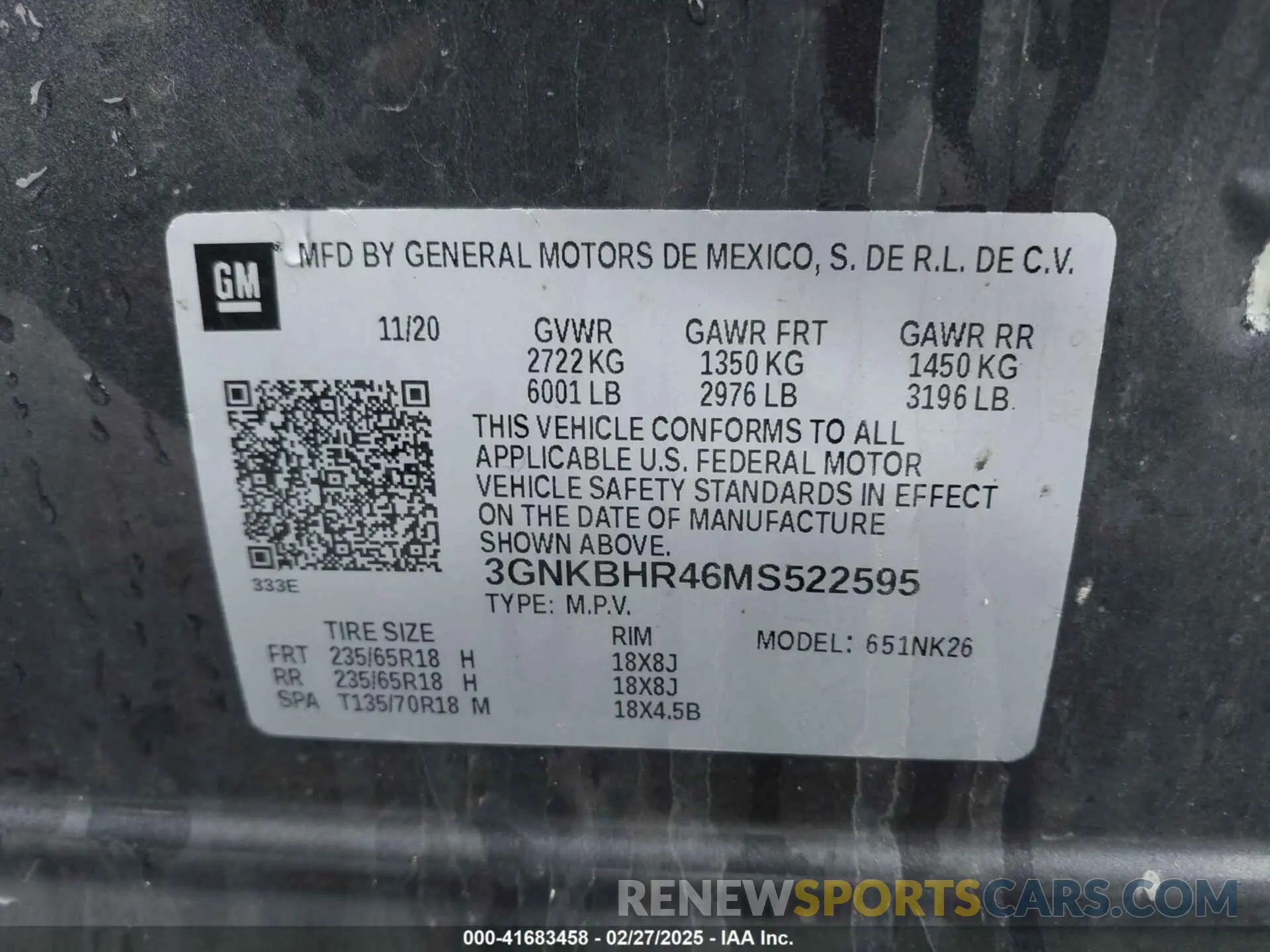 9 Photograph of a damaged car 3GNKBHR46MS522595 CHEVROLET BLAZER 2021
