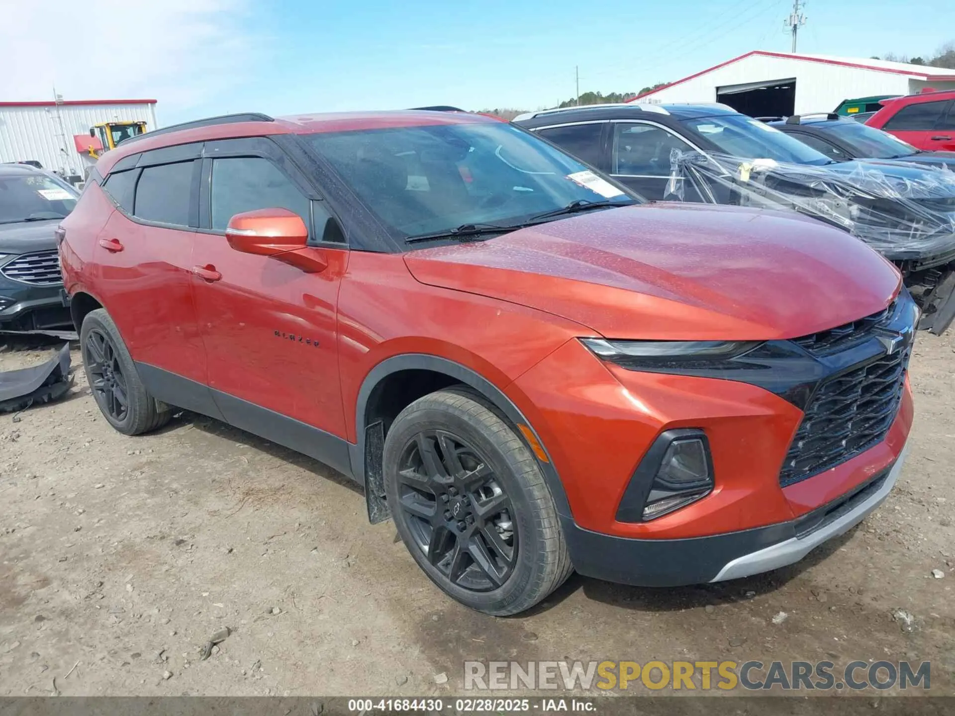 1 Photograph of a damaged car 3GNKBHRS0MS559804 CHEVROLET BLAZER 2021