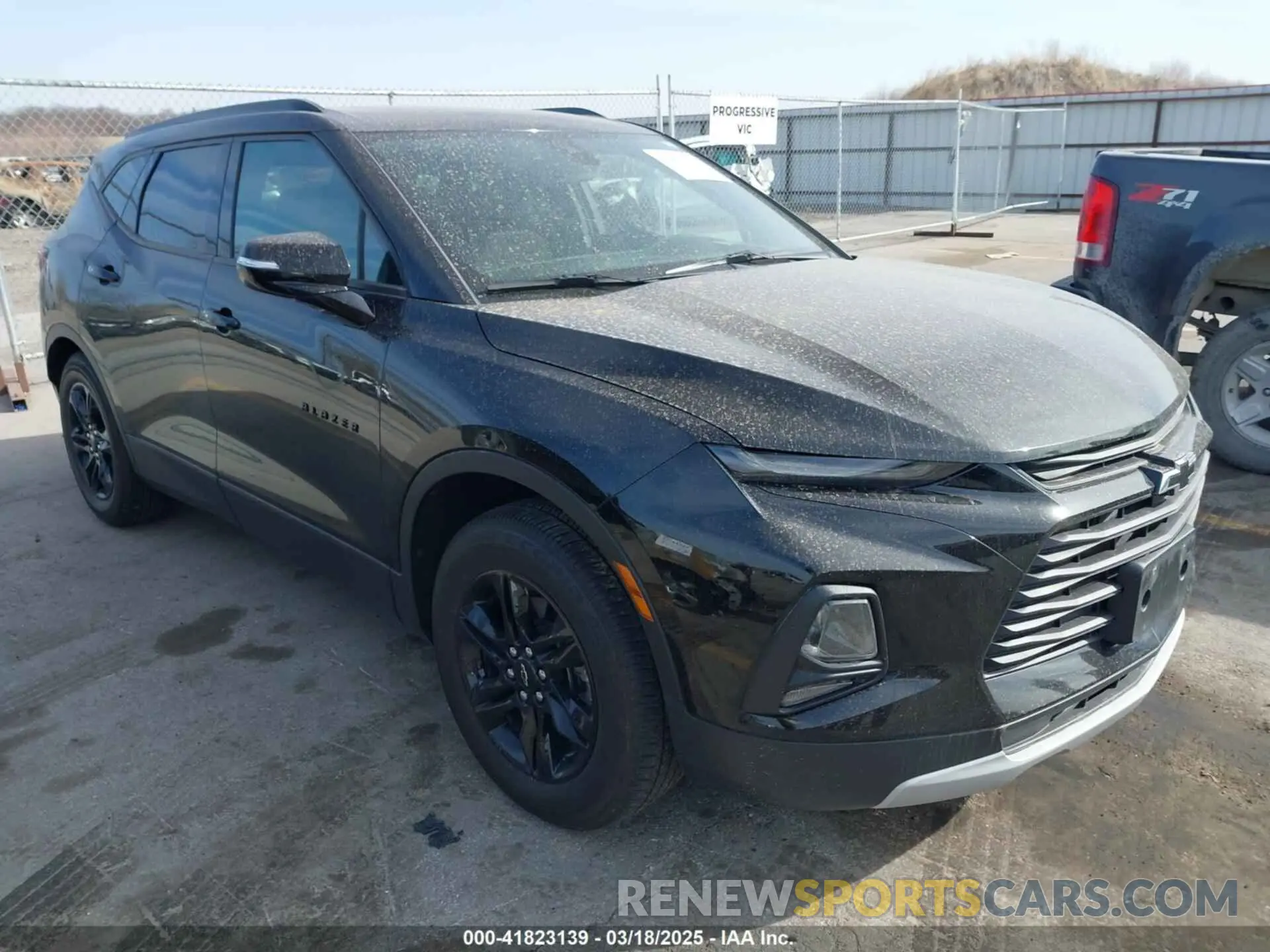 1 Photograph of a damaged car 3GNKBHRS1MS510207 CHEVROLET BLAZER 2021
