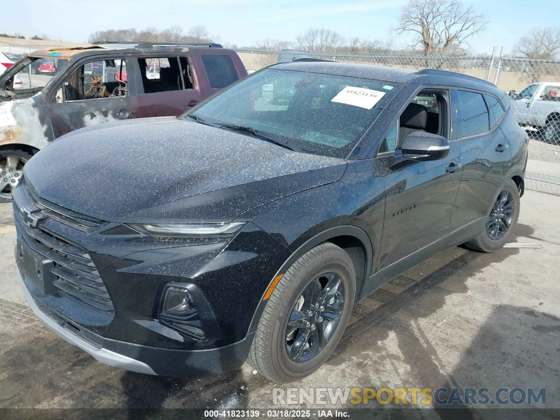 2 Photograph of a damaged car 3GNKBHRS1MS510207 CHEVROLET BLAZER 2021