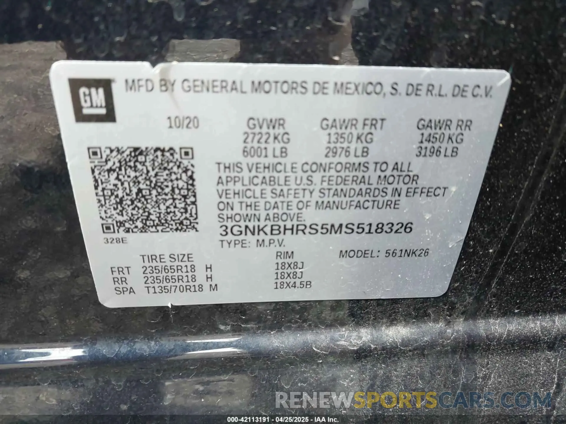 9 Photograph of a damaged car 3GNKBHRS5MS518326 CHEVROLET BLAZER 2021