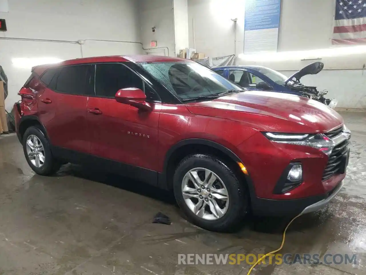 4 Photograph of a damaged car 3GNKBHRS5MS571348 CHEVROLET BLAZER 2021