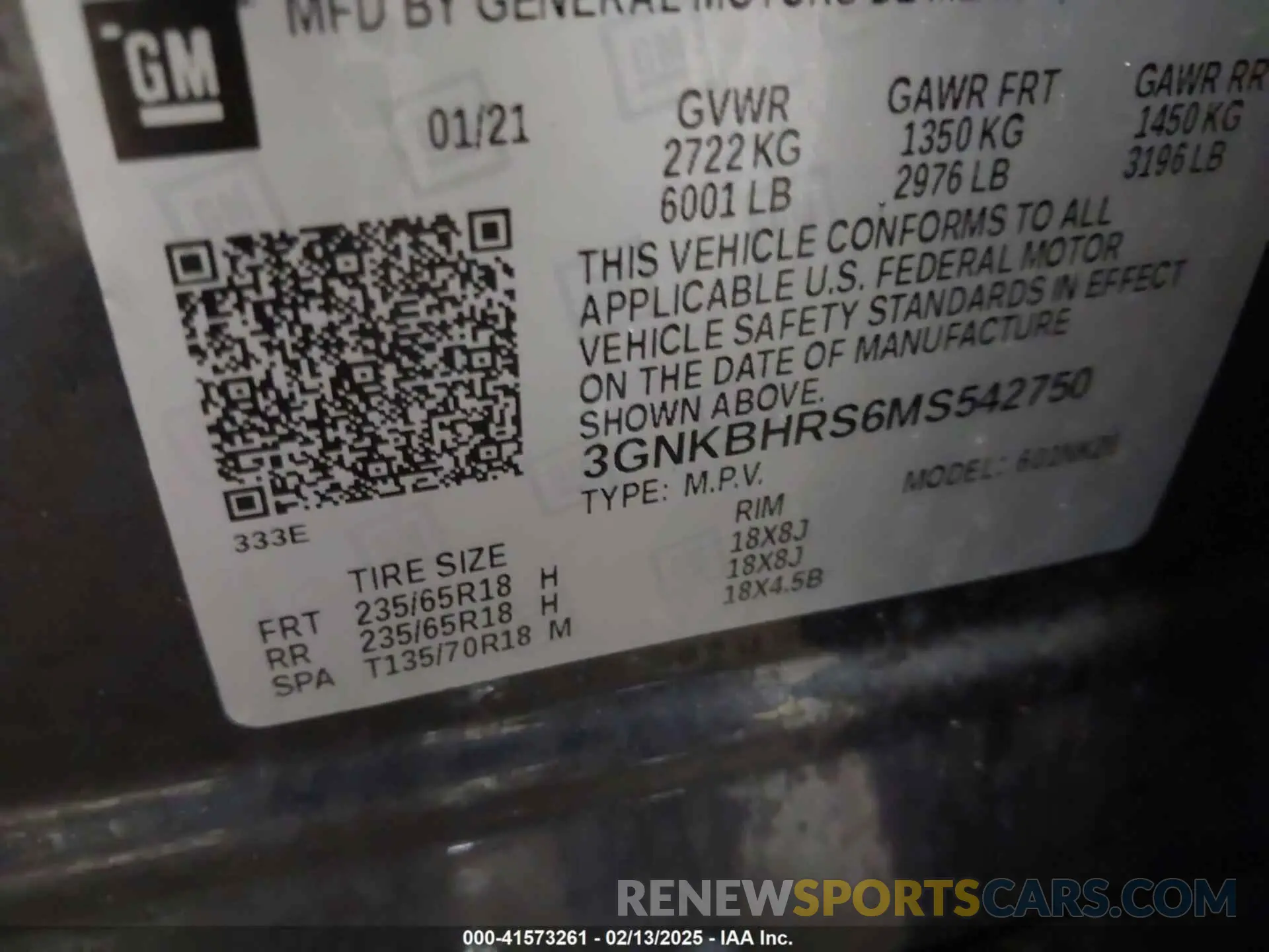 9 Photograph of a damaged car 3GNKBHRS6MS542750 CHEVROLET BLAZER 2021