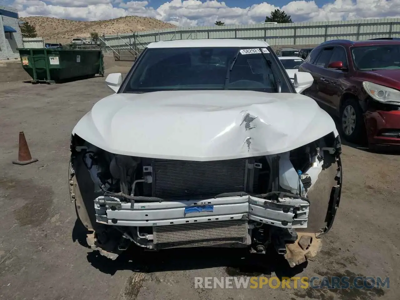 5 Photograph of a damaged car 3GNKBHRS9MS583454 CHEVROLET BLAZER 2021