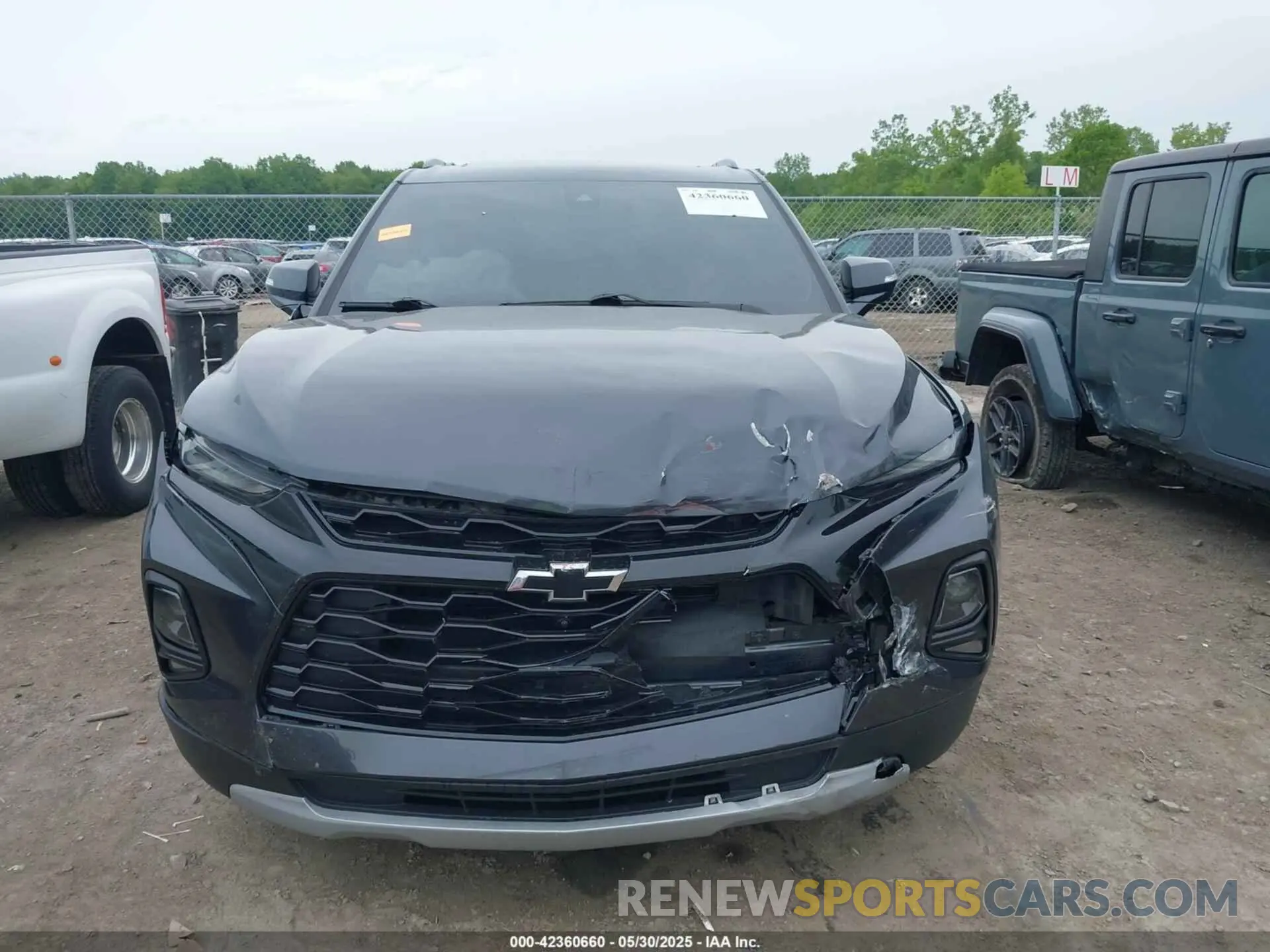 13 Photograph of a damaged car 3GNKBJRS7MS562738 CHEVROLET BLAZER 2021
