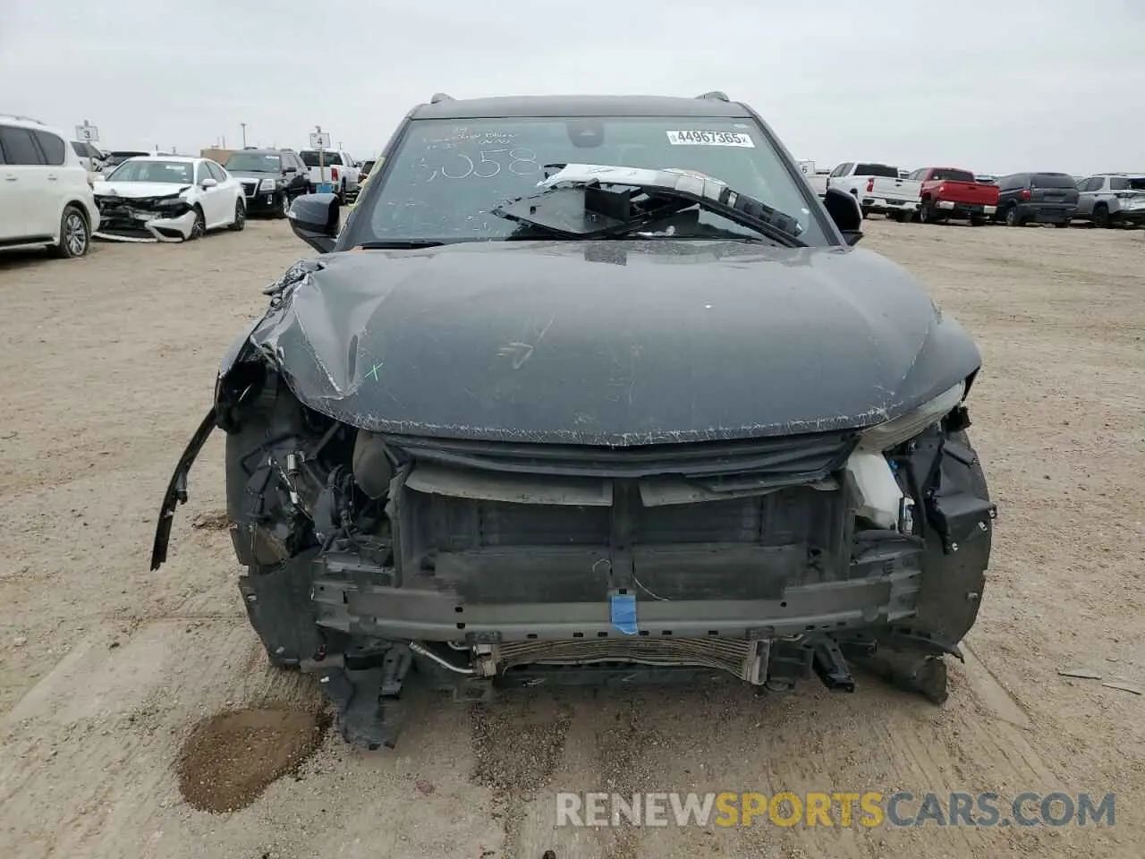 5 Photograph of a damaged car 3GNKBJRS7MS573058 CHEVROLET BLAZER 2021