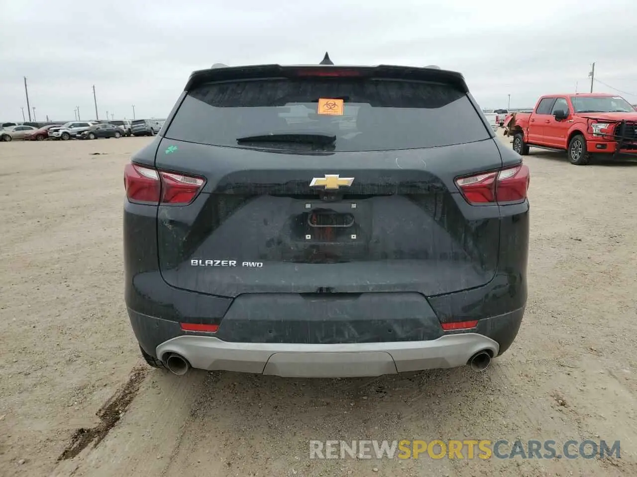 6 Photograph of a damaged car 3GNKBJRS7MS573058 CHEVROLET BLAZER 2021