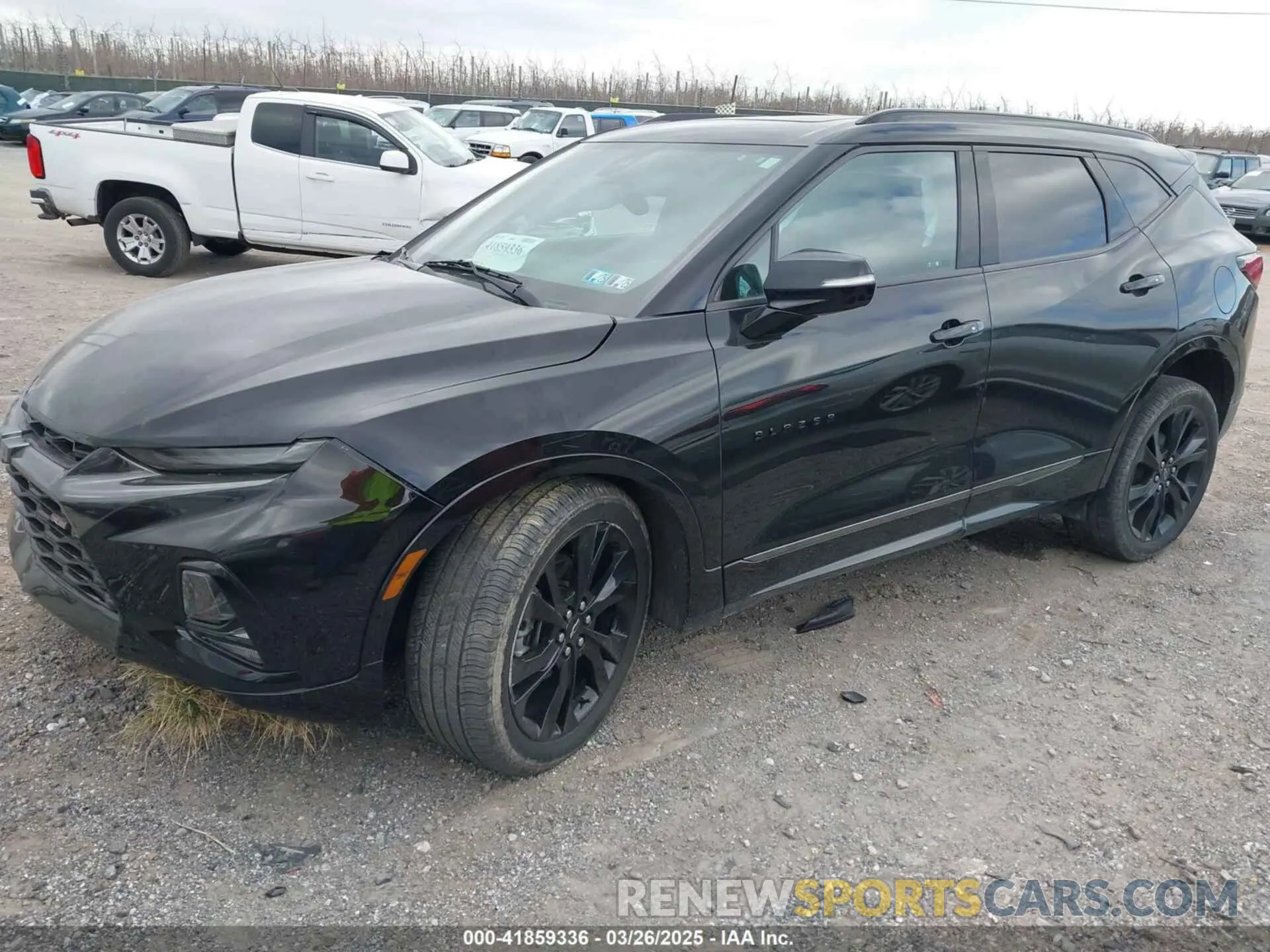 2 Photograph of a damaged car 3GNKBKRS2MS527336 CHEVROLET BLAZER 2021