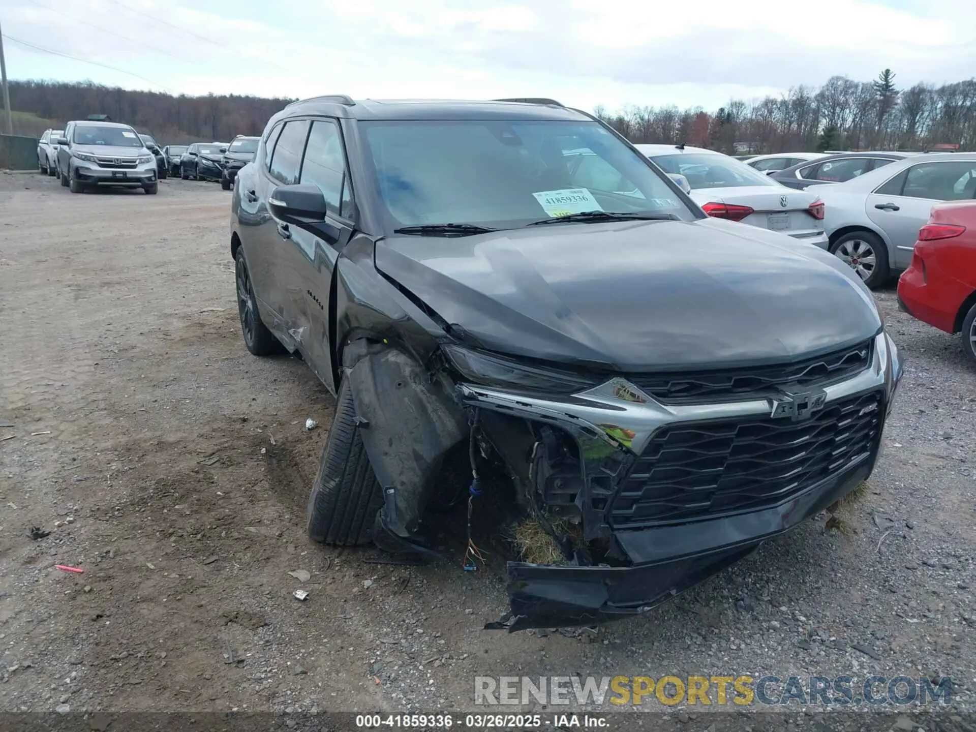 6 Photograph of a damaged car 3GNKBKRS2MS527336 CHEVROLET BLAZER 2021