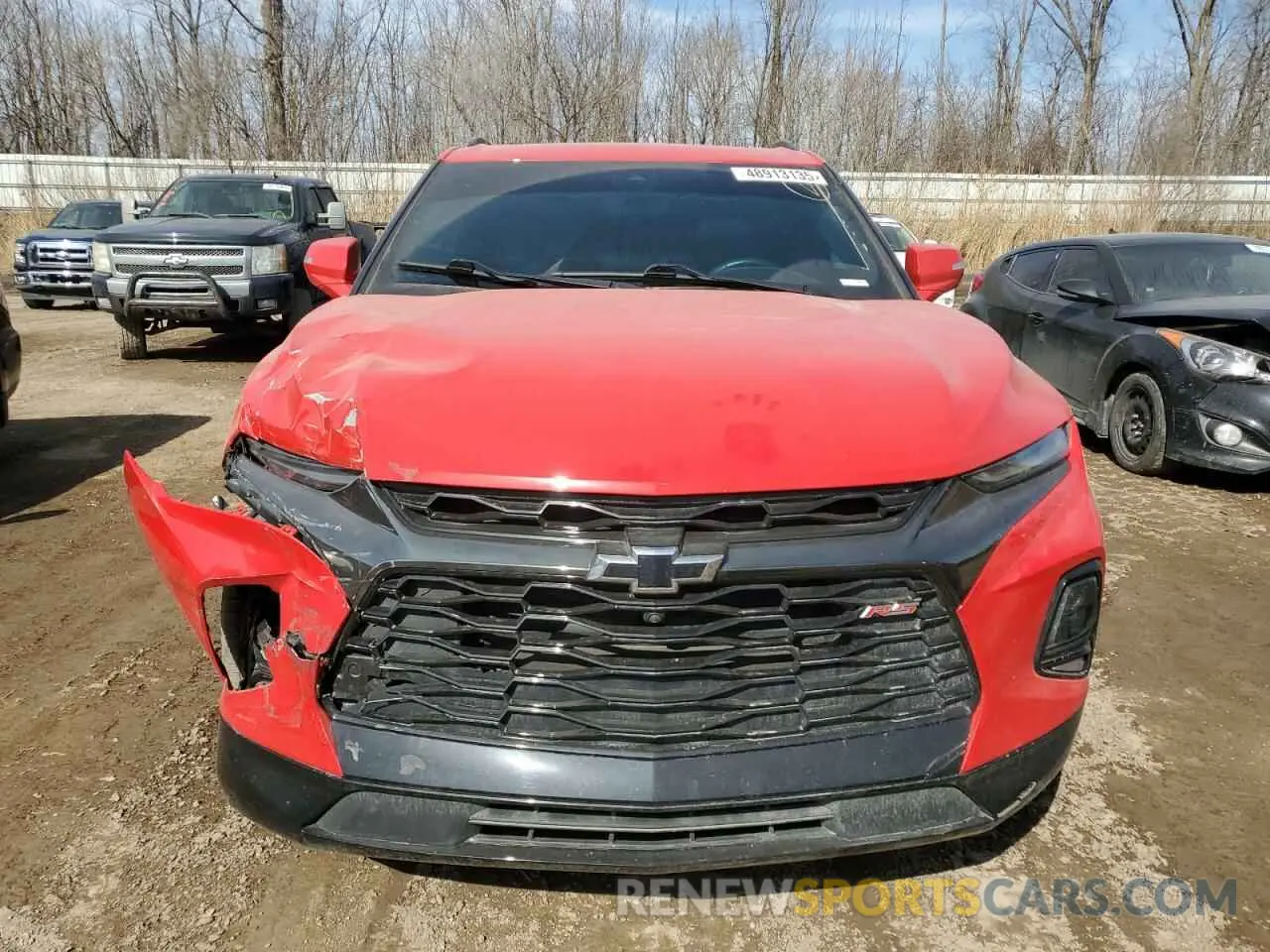 5 Photograph of a damaged car 3GNKBKRS2MS579615 CHEVROLET BLAZER 2021
