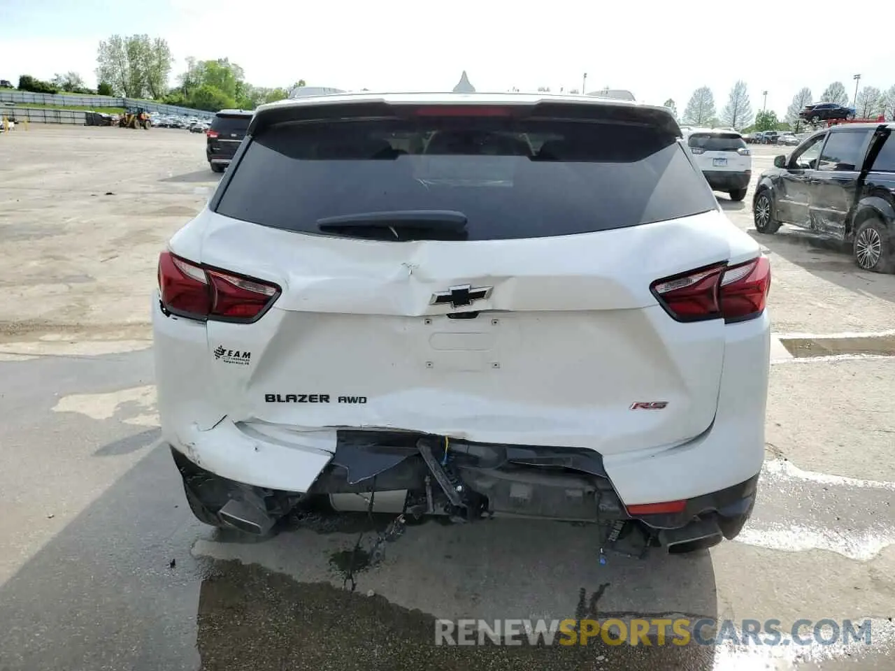 6 Photograph of a damaged car 3GNKBKRS3MS548714 CHEVROLET BLAZER 2021