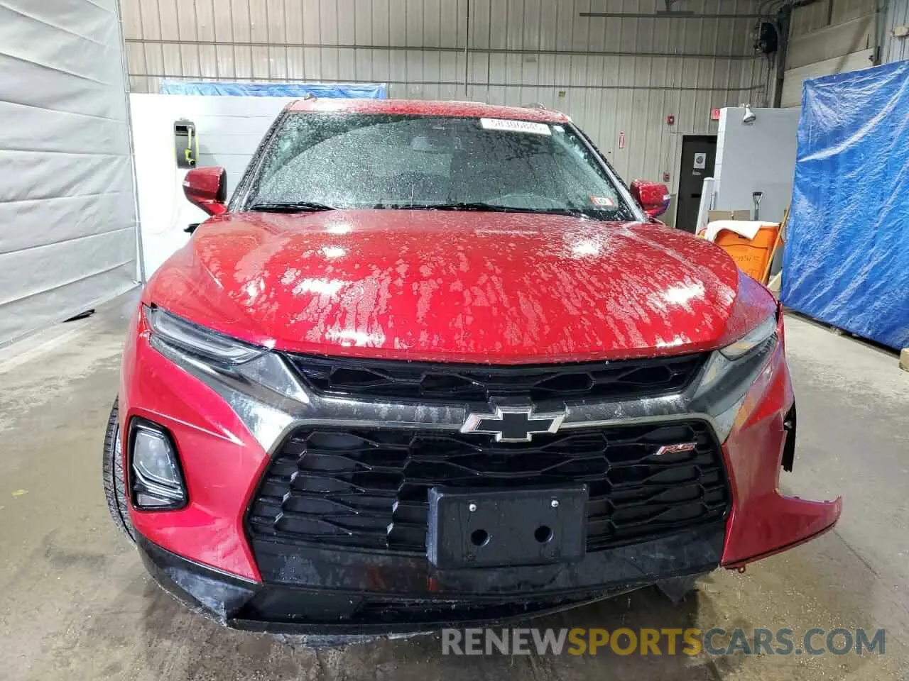 5 Photograph of a damaged car 3GNKBKRS5MS581391 CHEVROLET BLAZER 2021