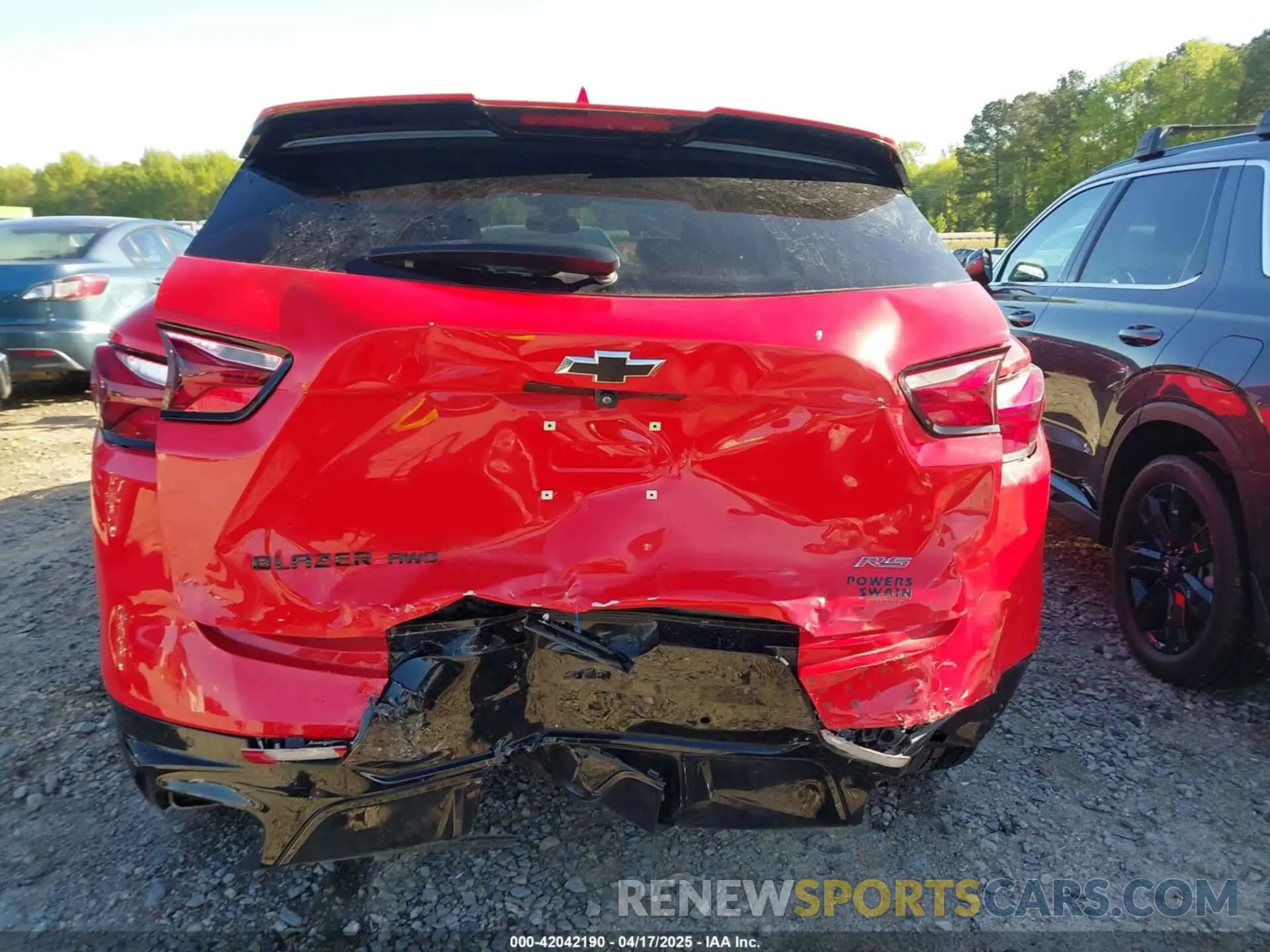 16 Photograph of a damaged car 3GNKBKRSXMS532963 CHEVROLET BLAZER 2021