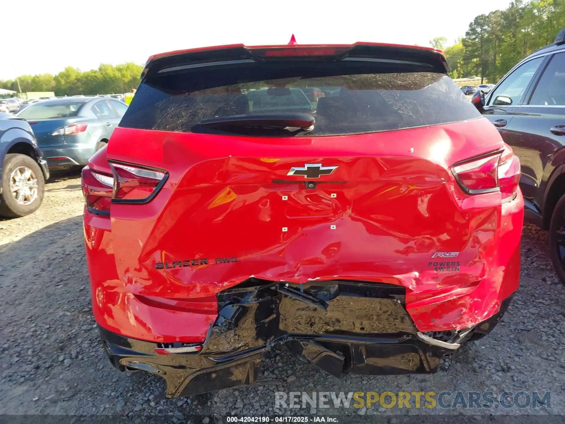 6 Photograph of a damaged car 3GNKBKRSXMS532963 CHEVROLET BLAZER 2021