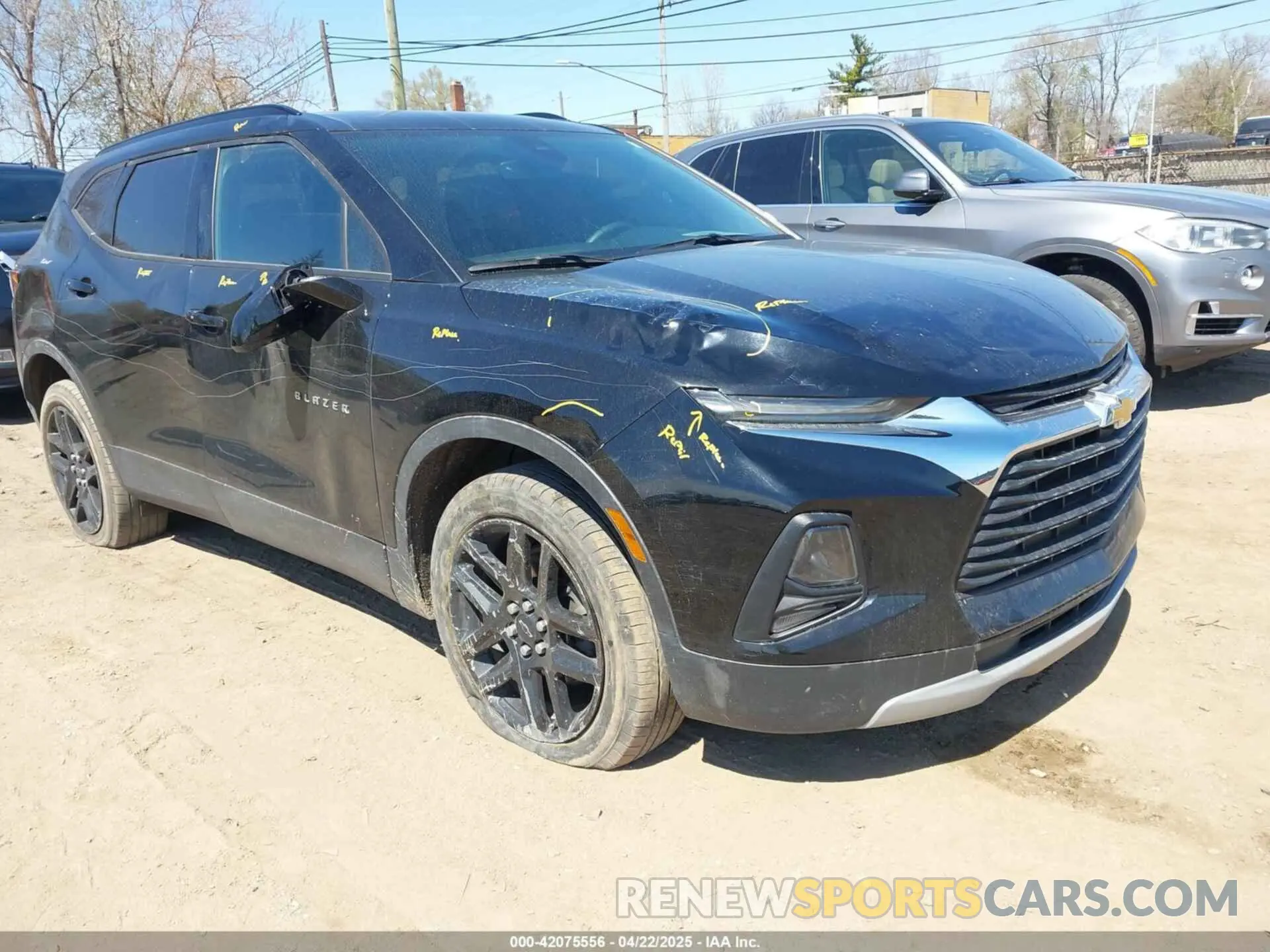 1 Photograph of a damaged car 3GNKBCR40NS149123 CHEVROLET BLAZER 2022