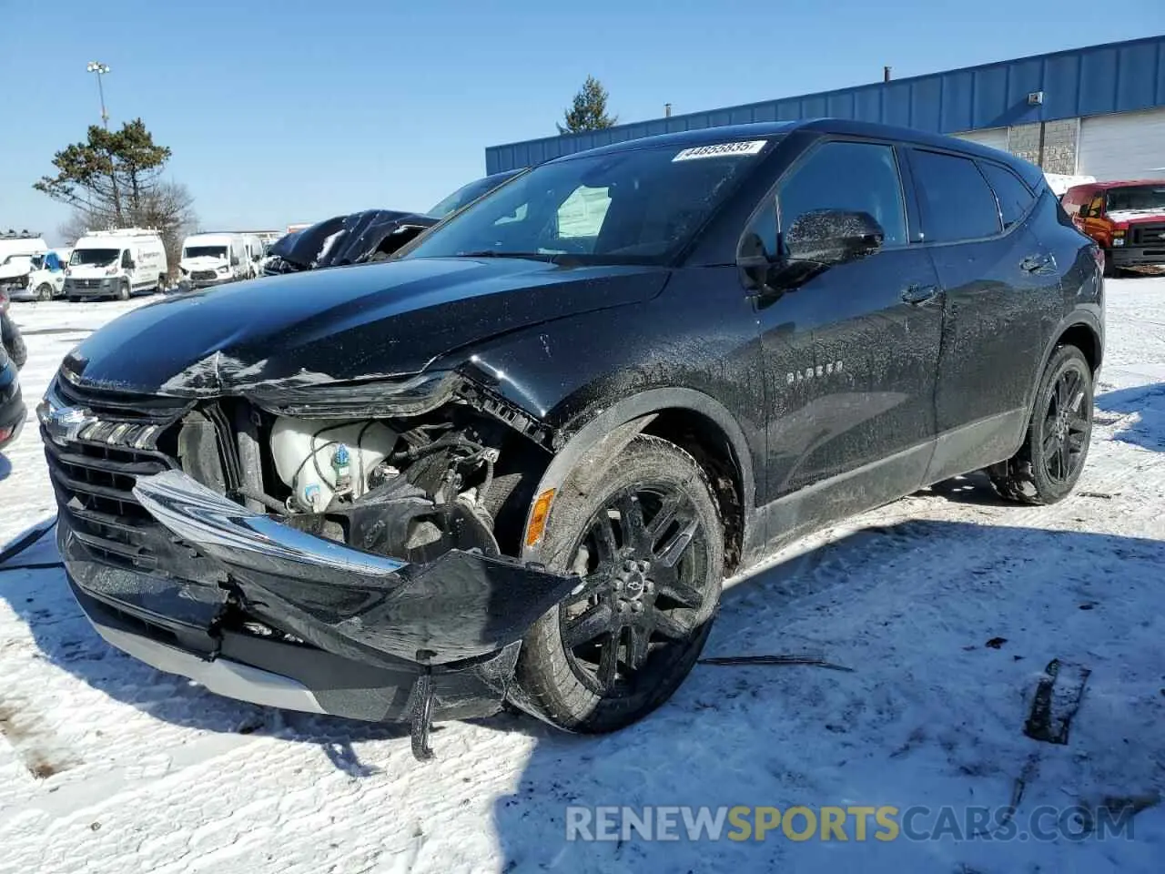 1 Photograph of a damaged car 3GNKBCR47NS132819 CHEVROLET BLAZER 2022