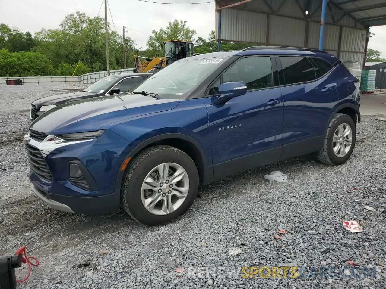 1 Photograph of a damaged car 3GNKBCR49NS123636 CHEVROLET BLAZER 2022