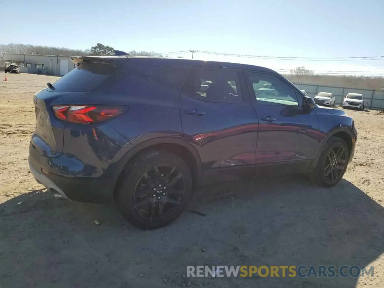 3 Photograph of a damaged car 3GNKBCR49NS125080 CHEVROLET BLAZER 2022