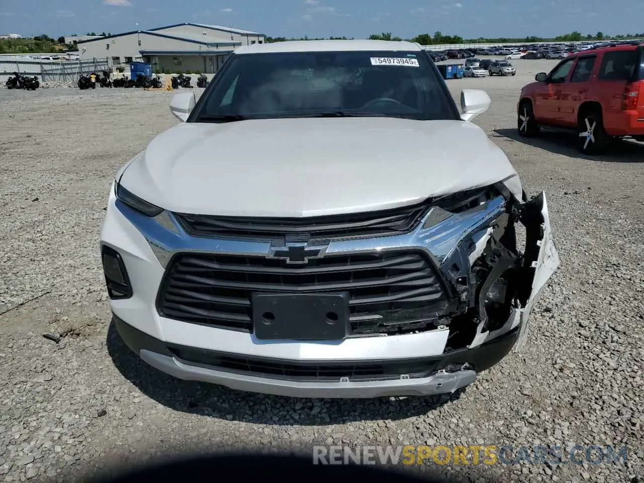 5 Photograph of a damaged car 3GNKBCR49NS125094 CHEVROLET BLAZER 2022