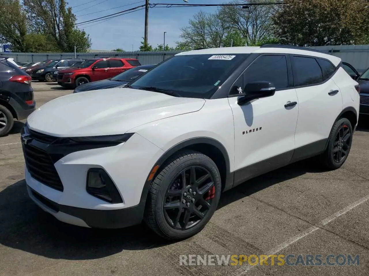 1 Photograph of a damaged car 3GNKBCR4XNS189774 CHEVROLET BLAZER 2022